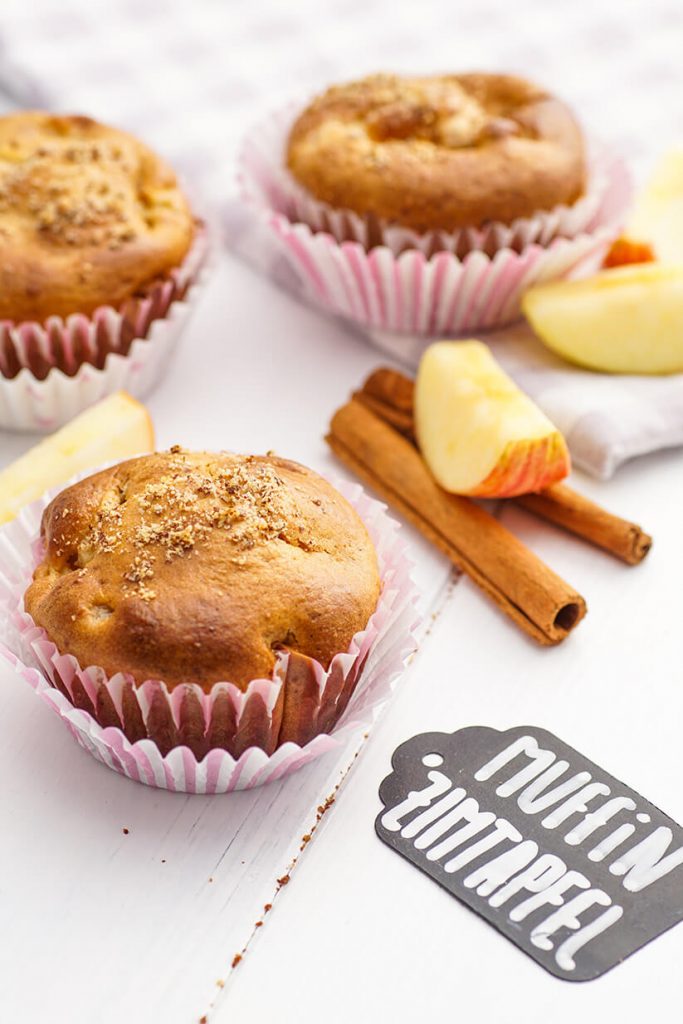 Muffins mit Apfel und Zimt - Rezept zum selber backen