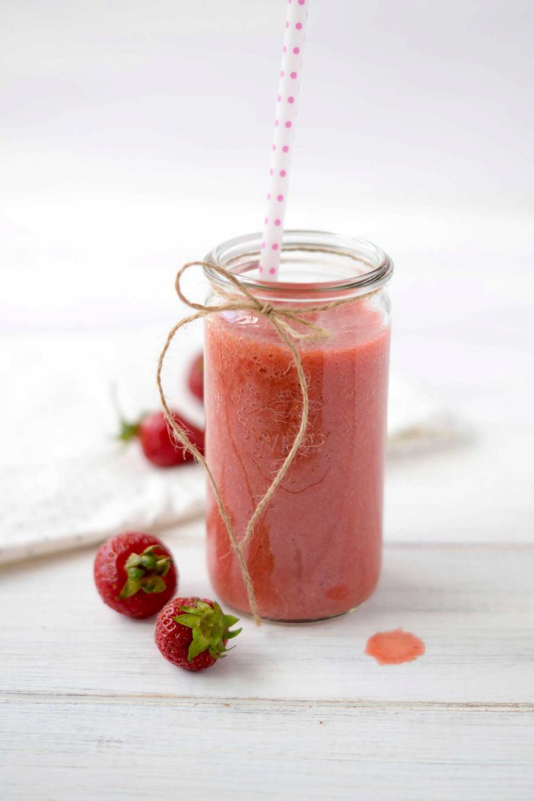 Erdbeer-Smoothie Rezept für Veganer