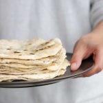Tortillas auf Teller