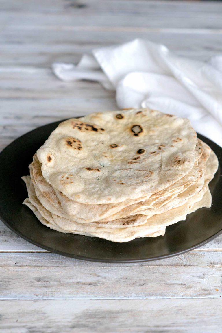 Tortillas aus Dinkelmehl selber machen - einfaches Rezept