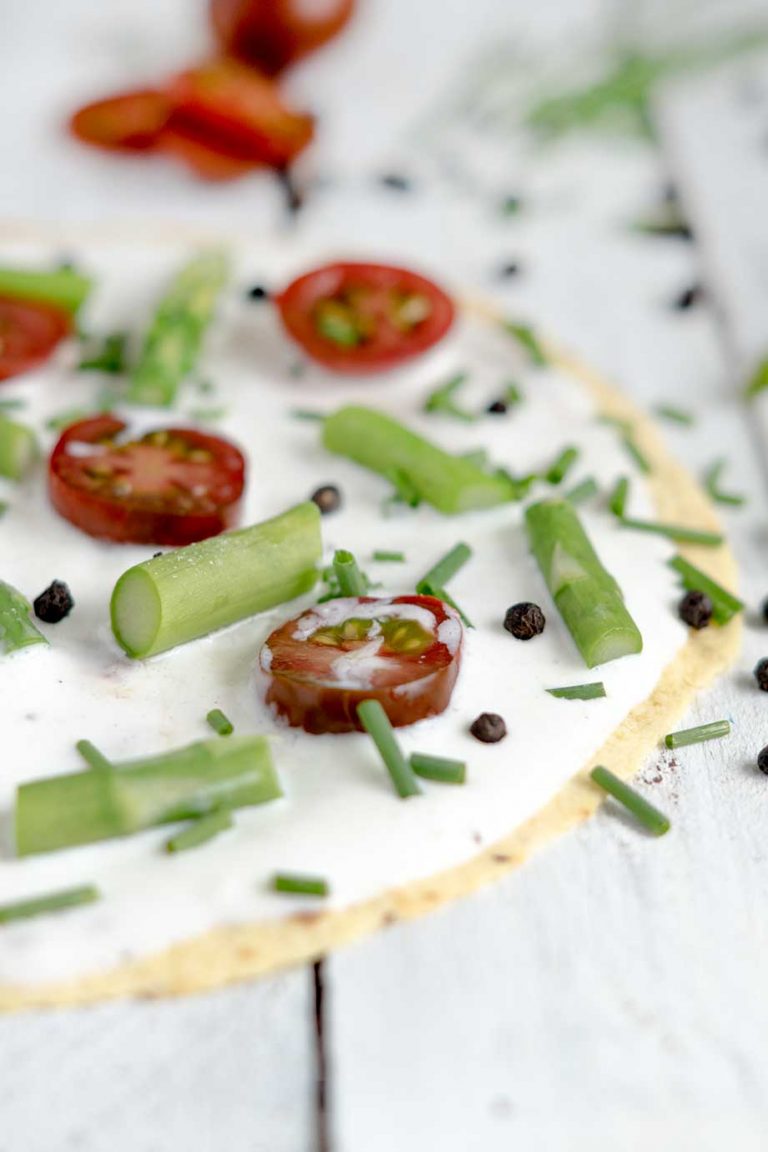 Überbackene Tortillas - Rezept für schnellste Pizza